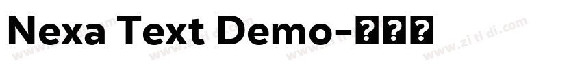 Nexa Text Demo字体转换